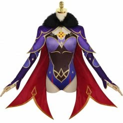 Auscosplay Genshin Impact Mona Cosplay Costume Dress 11 Auscosplay Genshin Impact Mona Cosplay Costume Dress