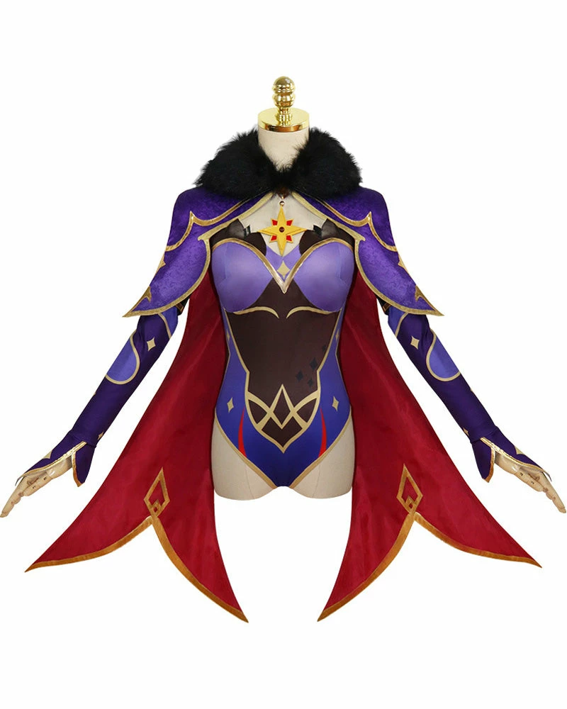 Auscosplay Genshin Impact Mona Cosplay Costume Dress 5 Auscosplay Genshin Impact Mona Cosplay Costume Dress
