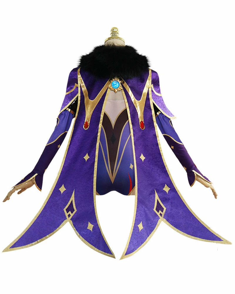Auscosplay Genshin Impact Mona Cosplay Costume Dress 4 Auscosplay Genshin Impact Mona Cosplay Costume Dress