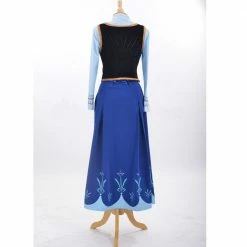Auscosplay Anna Princess Cosplay Costume Dress Adult Size
