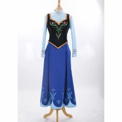 Auscosplay Anna Princess Cosplay Costume Dress Adult Size