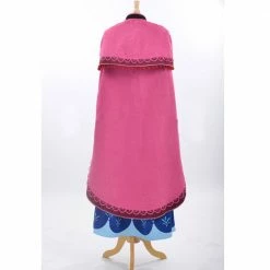 Auscosplay Anna Princess Cosplay Costume Dress Adult Size