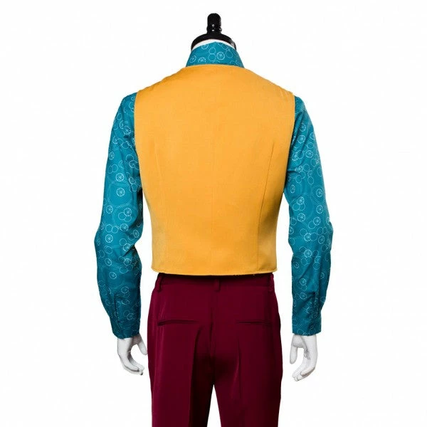 Auscosplay Joker 2019 Red Suit Outfit Full Cosplay Costume 12 Auscosplay Joker 2019 Red Suit Outfit Full Cosplay Costume