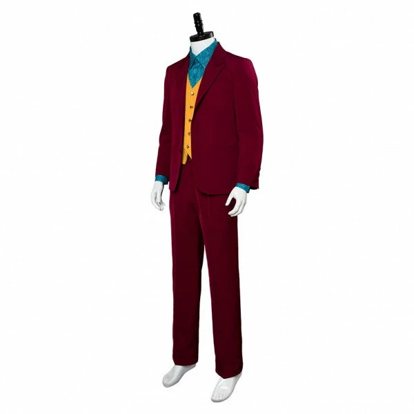 Auscosplay Joker 2019 Red Suit Outfit Full Cosplay Costume 5 Auscosplay Joker 2019 Red Suit Outfit Full Cosplay Costume
