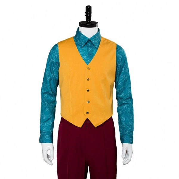 Auscosplay Joker 2019 Red Suit Outfit Full Cosplay Costume 11 Auscosplay Joker 2019 Red Suit Outfit Full Cosplay Costume
