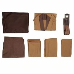 Auscosplay Star Wars Kenobi Jedi Tunic Cosplay Costume