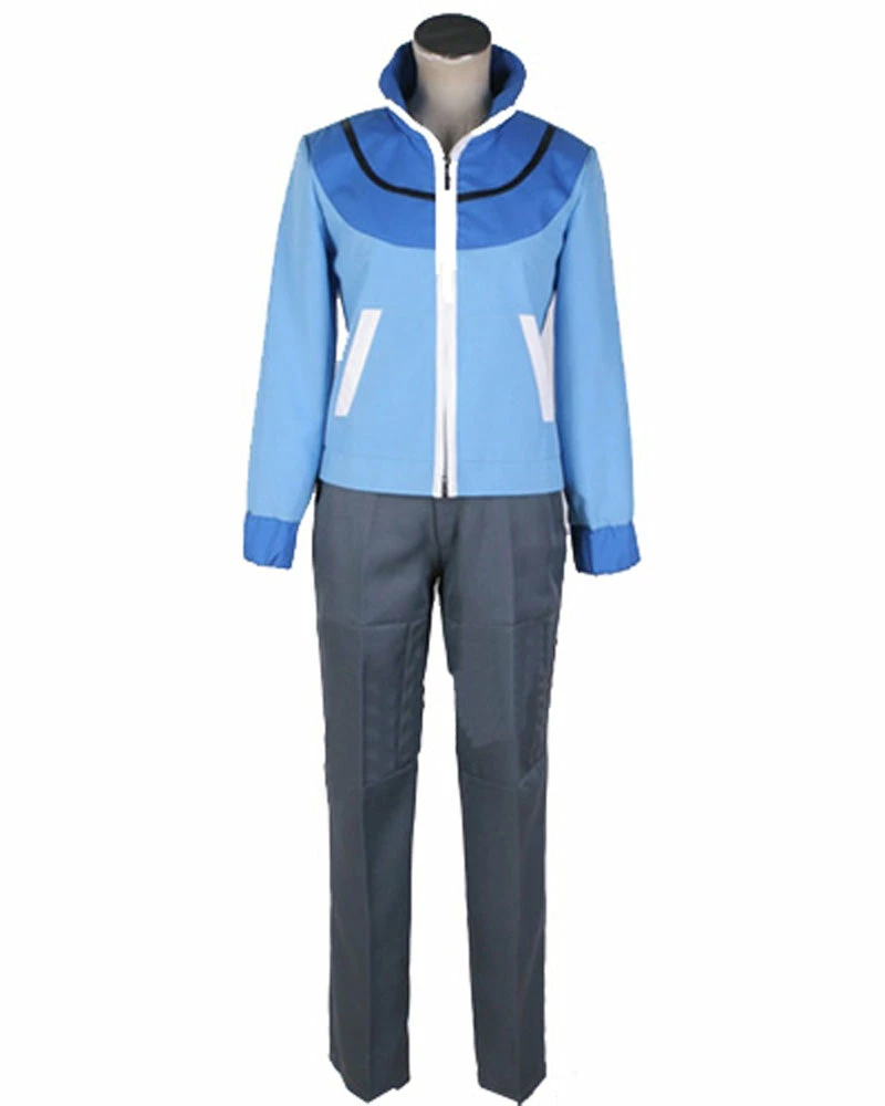 Auscosplay Pokemon Hilbert Touya Cosplay Costume Jacket Coat 3 Auscosplay Pokemon Hilbert Touya Cosplay Costume Jacket Coat