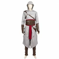 Auscosplay Assassins Creed Altair Costume Cosplay Outfit For Men/Women