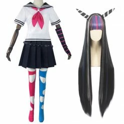 Auscosplay Danganronpa 2 Ibuki Mioda Cosplay Costume School Uniform Anime Costume