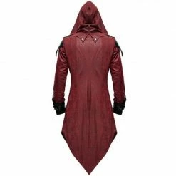 Auscosplay Assassin's Creed Jackets Hooded Coat Costume For Men Or Woman Assassin's Creed Costumes