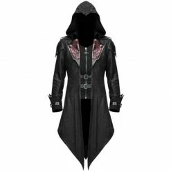 Auscosplay Assassin's Creed Jackets Hooded Coat Costume For Men Or Woman Assassin's Creed Costumes