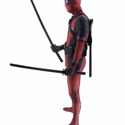 Auscosplay Deadpool Costumes 2020 Deadpool Cosplay Costume Bodysuits Suit For Adults And Kids Spandex Zentai 3D Style