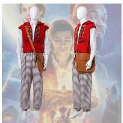 Auscosplay Prince & Princess Costume 2019 Aladdin Prince Mena Massoud Cosplay Costume