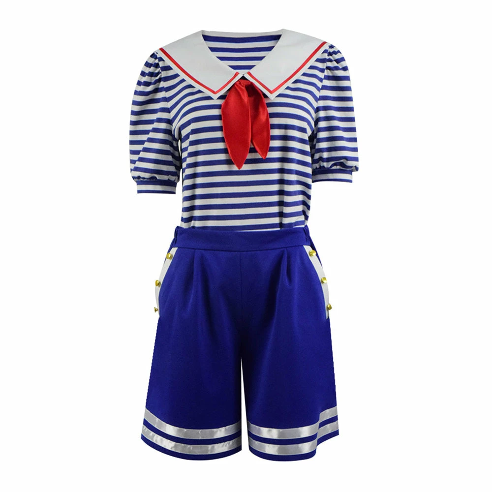 Auscosplay Stranger Things 3 Robin Buckley Scoops Ahoy Cosplay Costume 8 Auscosplay Stranger Things 3 Robin Buckley Scoops Ahoy Cosplay Costume