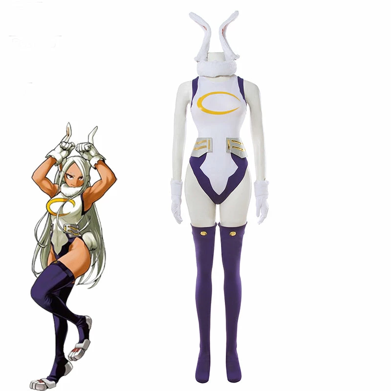 Auscosplay My Hero Academia Rumi Usagiyama Mirko Cosplay Costume My Hero Academia Costumes 3 Auscosplay My Hero Academia Rumi Usagiyama Mirko Cosplay Costume My Hero Academia Costumes