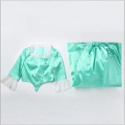 Auscosplay Hamilton Elizabeth Schuyle Cosplay Costume Green Dress Movie Costume 7 Auscosplay Hamilton Elizabeth Schuyle Cosplay Costume Green Dress Movie Costume
