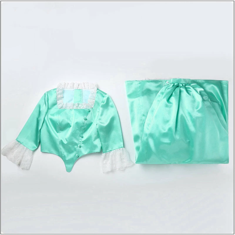 Auscosplay Hamilton Elizabeth Schuyle Cosplay Costume Green Dress Movie Costume 5 Auscosplay Hamilton Elizabeth Schuyle Cosplay Costume Green Dress Movie Costume