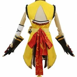 Auscosplay Genshin Impact Xiangling Cosplay Costume Genshin Impact Cosplay
