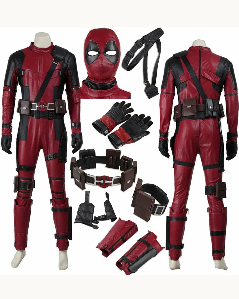 Auscosplay Deadpool Wade Wilson Cosplay Costume Outfit Deadpool Costumes 3 Auscosplay Deadpool Wade Wilson Cosplay Costume Outfit Deadpool Costumes