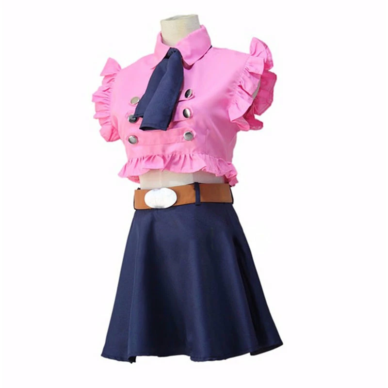 Auscosplay Anime Costume Seven Deadly Sins Elizabeth Liones Dress Cosplay Costume 4 Auscosplay Anime Costume Seven Deadly Sins Elizabeth Liones Dress Cosplay Costume