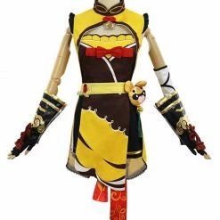 Auscosplay Genshin Impact Xiangling Cosplay Costume Genshin Impact Cosplay