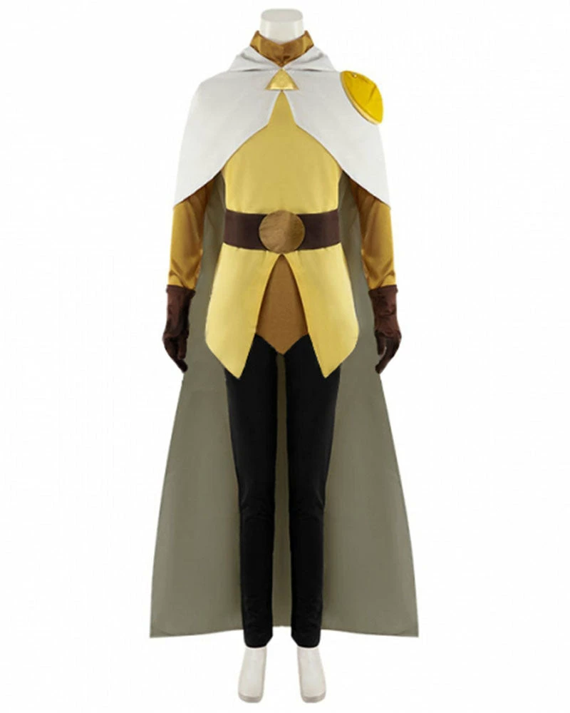 Auscosplay The Owl House Hunter Golden Guard Cosplay Costume Anime Costume 2 Auscosplay The Owl House Hunter Golden Guard Cosplay Costume Anime Costume
