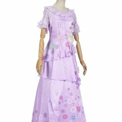 Auscosplay Encanto Isabela Madrigal Princess Dress Cosplay Costume