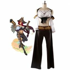 Auscosplay LOL Miss Fortune The Bounty Hunter Cosplay Costume League Of Legends (LOL) Cosplay