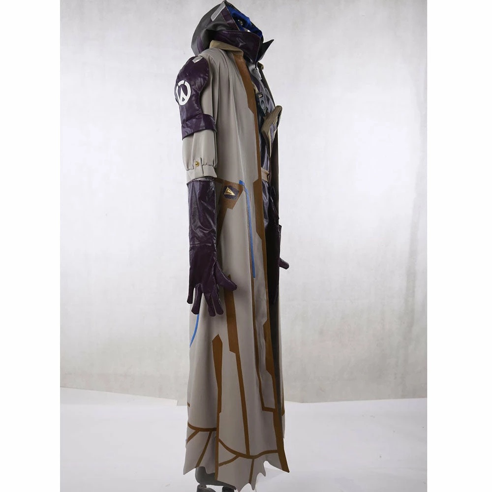 Auscosplay Movie Costume OW Ana Armor Battle Cosplay Costume Full Set 5 Auscosplay Movie Costume OW Ana Armor Battle Cosplay Costume Full Set
