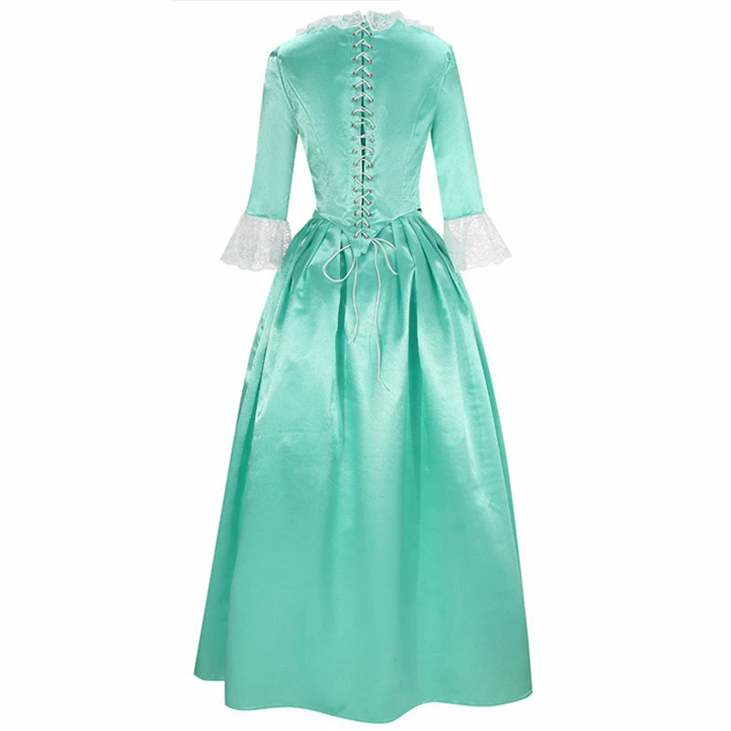 Auscosplay Hamilton Elizabeth Schuyle Cosplay Costume Green Dress Movie Costume 4 Auscosplay Hamilton Elizabeth Schuyle Cosplay Costume Green Dress Movie Costume