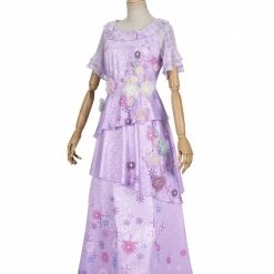 Auscosplay Encanto Isabela Madrigal Princess Dress Cosplay Costume