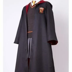 Auscosplay Gryffindor Hermione Granger Cosplay Costume Robe Child Version