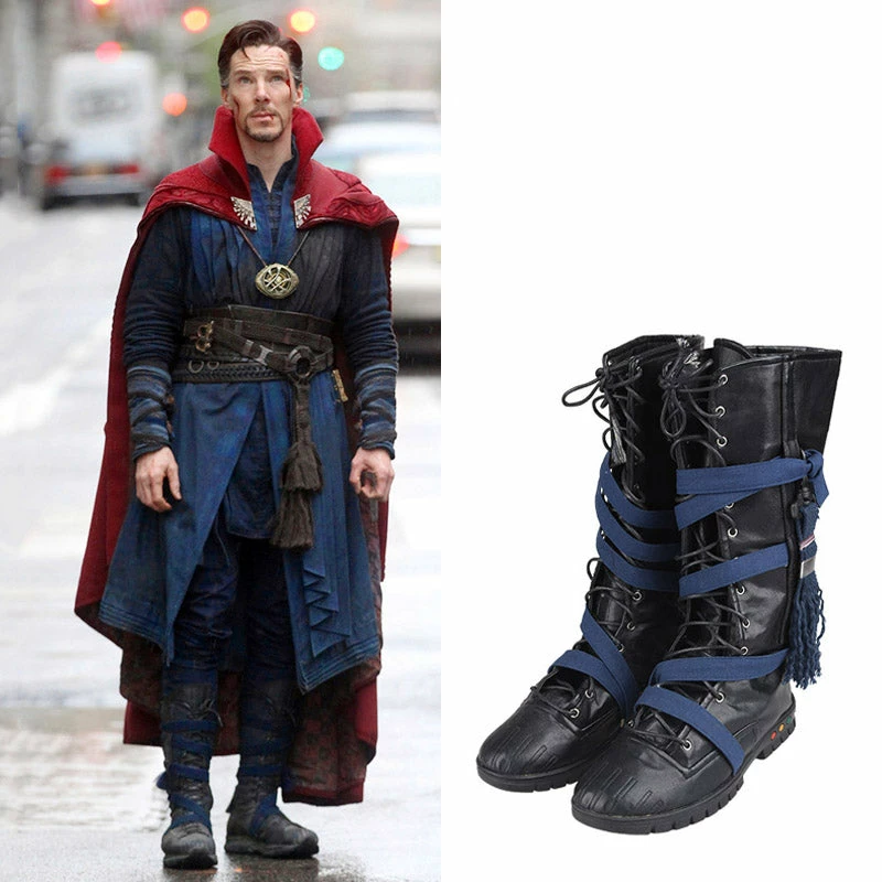 Auscosplay Doctor Strange Costumes Doctor Strange Cosplay Boots Hot Movie Dr Cosplay Shoes Men Boots 3 Auscosplay Doctor Strange Costumes Doctor Strange Cosplay Boots Hot Movie Dr Cosplay Shoes Men Boots