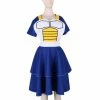 Auscosplay Dragon Ball Vegeta Female Dress Cosplay Costume Anime Costume