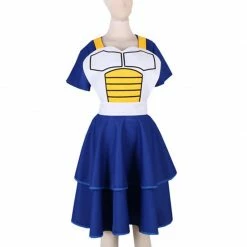 Auscosplay Dragon Ball Vegeta Female Dress Cosplay Costume Anime Costume