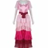 Auscosplay Hermione Granger Pink Dress Cosplay Costume Movie Costume