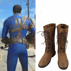 Auscosplay Fallout Costumes Fallout 4 Nate Cosplay Boots Nate Cosplay Shoes