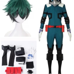 Auscosplay My Hero Academia Izuku Midoriya Deku Battle Cosplay Costume 25 Auscosplay My Hero Academia Izuku Midoriya Deku Battle Cosplay Costume