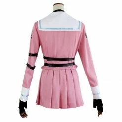 Auscosplay Danganronpa V3 Miu Iruma Cosplay Costume Pink Dress