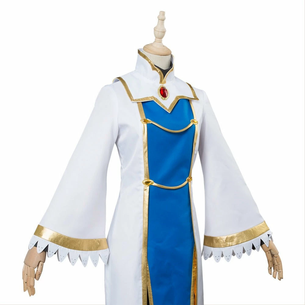 Auscosplay Goblin Slayer Priestess Onna Shinkan Cosplay Costume 5 Auscosplay Goblin Slayer Priestess Onna Shinkan Cosplay Costume