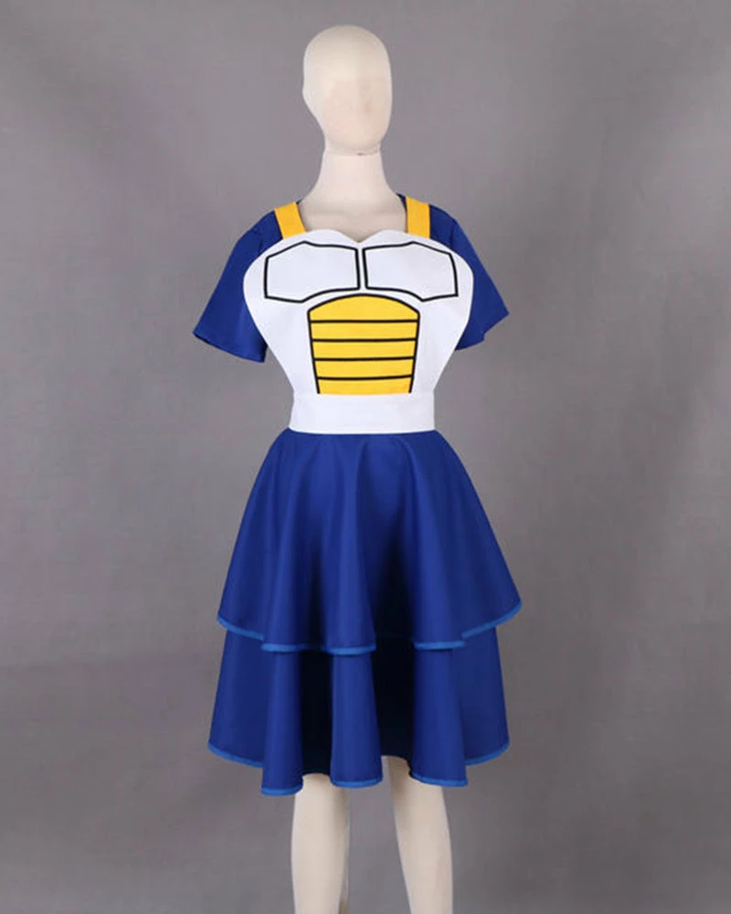 Auscosplay Dragon Ball Vegeta Female Dress Cosplay Costume Anime Costume 4 Auscosplay Dragon Ball Vegeta Female Dress Cosplay Costume Anime Costume