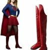 Auscosplay Cosplay Shoes Supergirl Cosplay Boots Kara Zor-El Danvers Boots Red Shoes 1 Auscosplay Cosplay Shoes Supergirl Cosplay Boots Kara Zor-El Danvers Boots Red Shoes