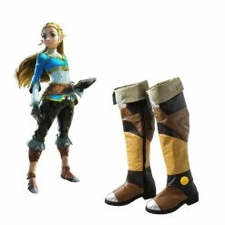 Auscosplay The Legend Of Zelda Boots Breath Of The Wild Cosplay Shoes