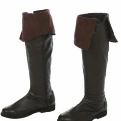 Auscosplay Assassin's Creed Costumes Assassin's Creed Black Flag Edward Kenway Cosplay Shoes Boots