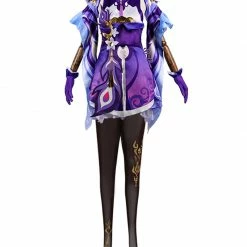 Auscosplay Genshin Impact Keqing Cosplay Costume Dress Genshin Impact Cosplay