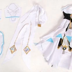 Auscosplay Genshin Impact Cosplay Genshin Impact Traveler Lumine Cosplay Costume