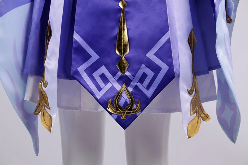 Auscosplay Genshin Impact Keqing Cosplay Costume Dress Genshin Impact Cosplay 10 Auscosplay Genshin Impact Keqing Cosplay Costume Dress Genshin Impact Cosplay
