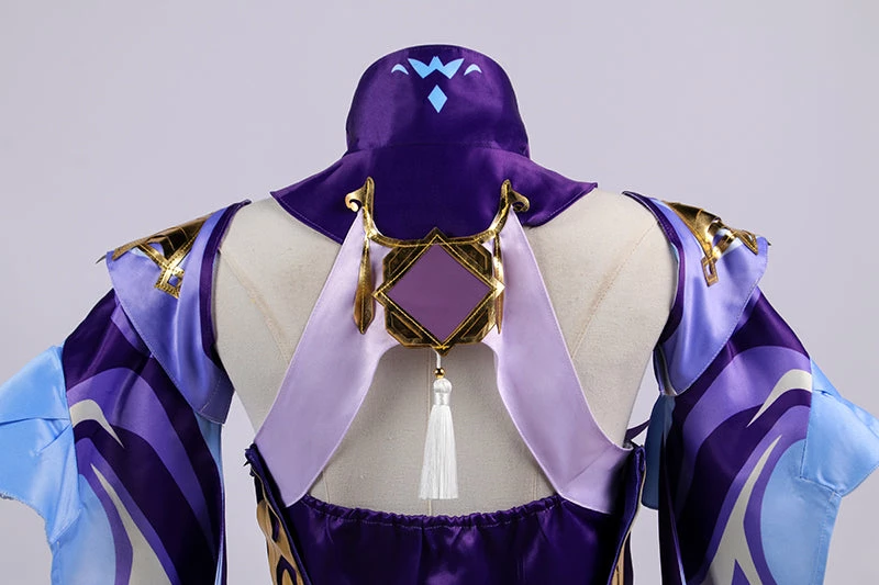 Auscosplay Genshin Impact Keqing Cosplay Costume Dress Genshin Impact Cosplay 14 Auscosplay Genshin Impact Keqing Cosplay Costume Dress Genshin Impact Cosplay