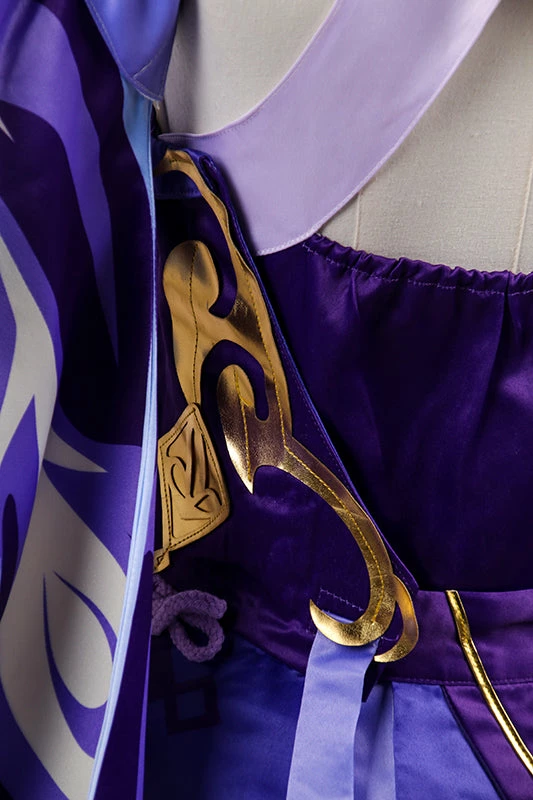 Auscosplay Genshin Impact Keqing Cosplay Costume Dress Genshin Impact Cosplay 12 Auscosplay Genshin Impact Keqing Cosplay Costume Dress Genshin Impact Cosplay