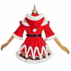 Auscosplay Genshin Impact Barbara Christmas Cosplay Costume Dress